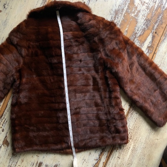 VINTAGE Fox Real Fur Coat in Excellent Condition Size S/M - Picture 9 of 10